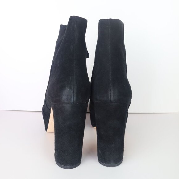 Kate Spade NY Barrett Suede Heel Boots Black 10 - Picture 6 of 16
